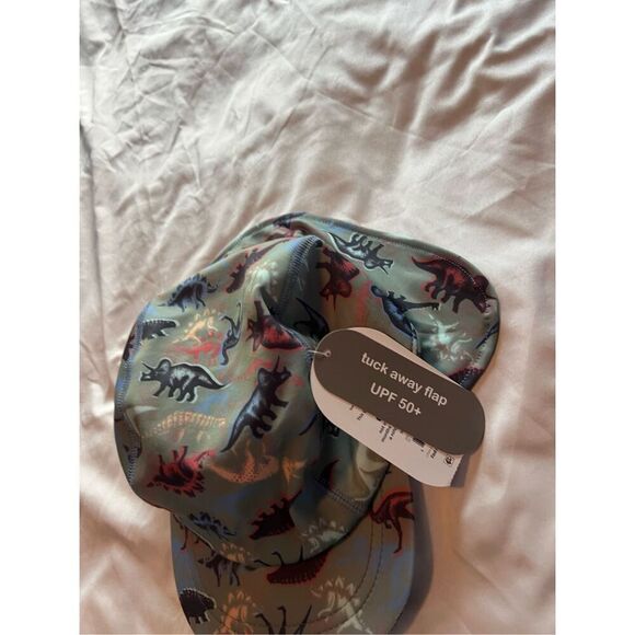 Wonder Nation Dinosaurs Tuck Away Flap Hat UPF 50+ NEW - Picture 3 of 9
